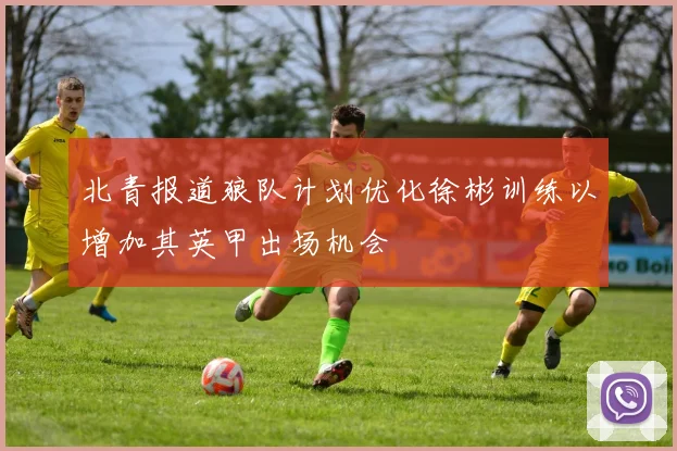 北青报道狼队计划优化徐彬训练以增加其英甲出场机会